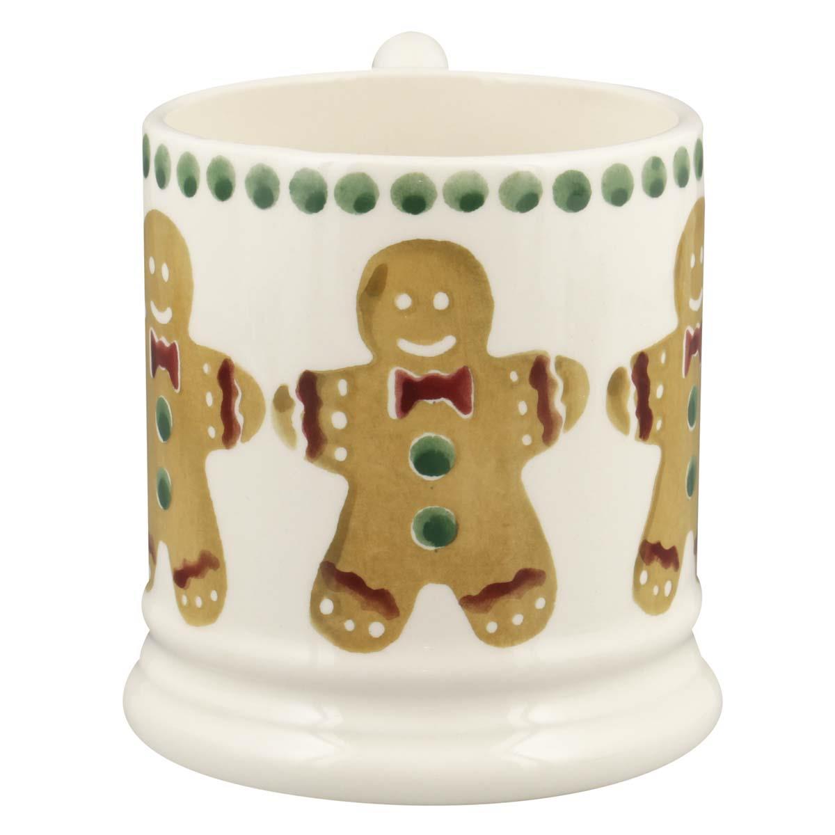 Emma Bridgewater Gingerbread Men 1/2 Pint Mug front
