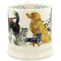 Emma Bridgewater Dogs All Over Half Pint Mug FRONT