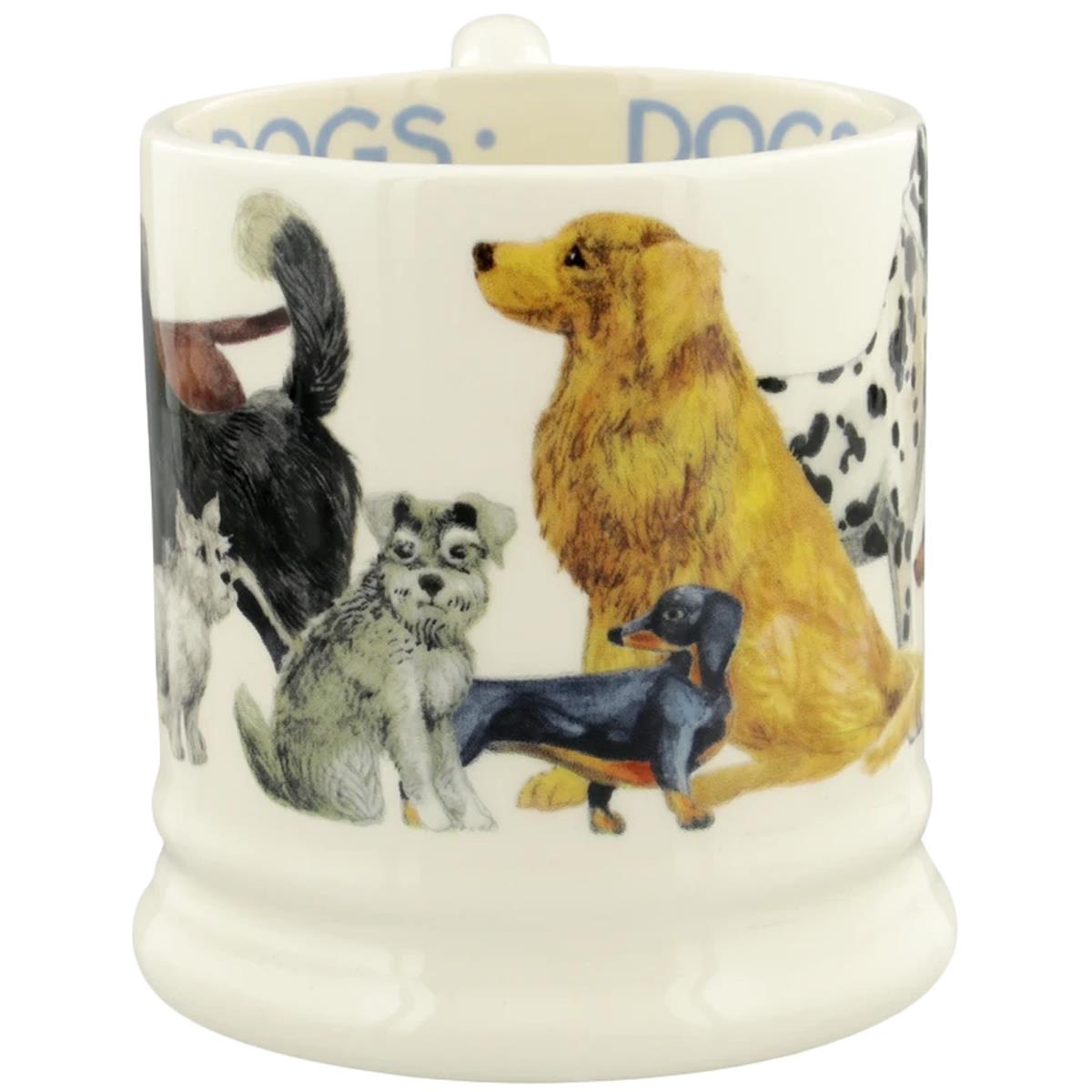 Emma Bridgewater Dogs All Over Half Pint Mug FRONT