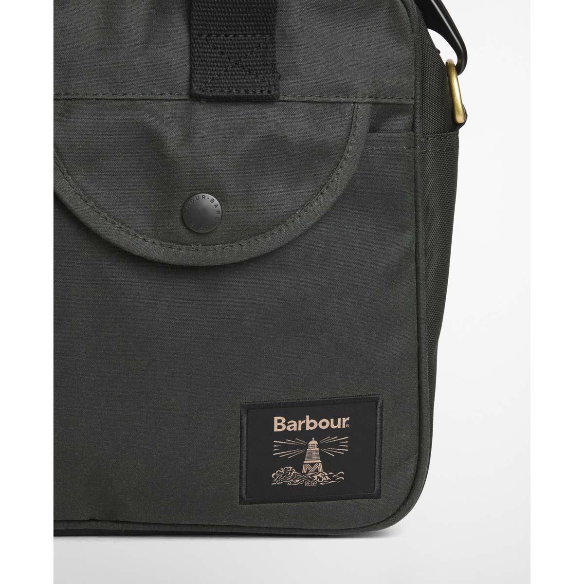 Barbour Field Wax Laptop Crossbody Bag