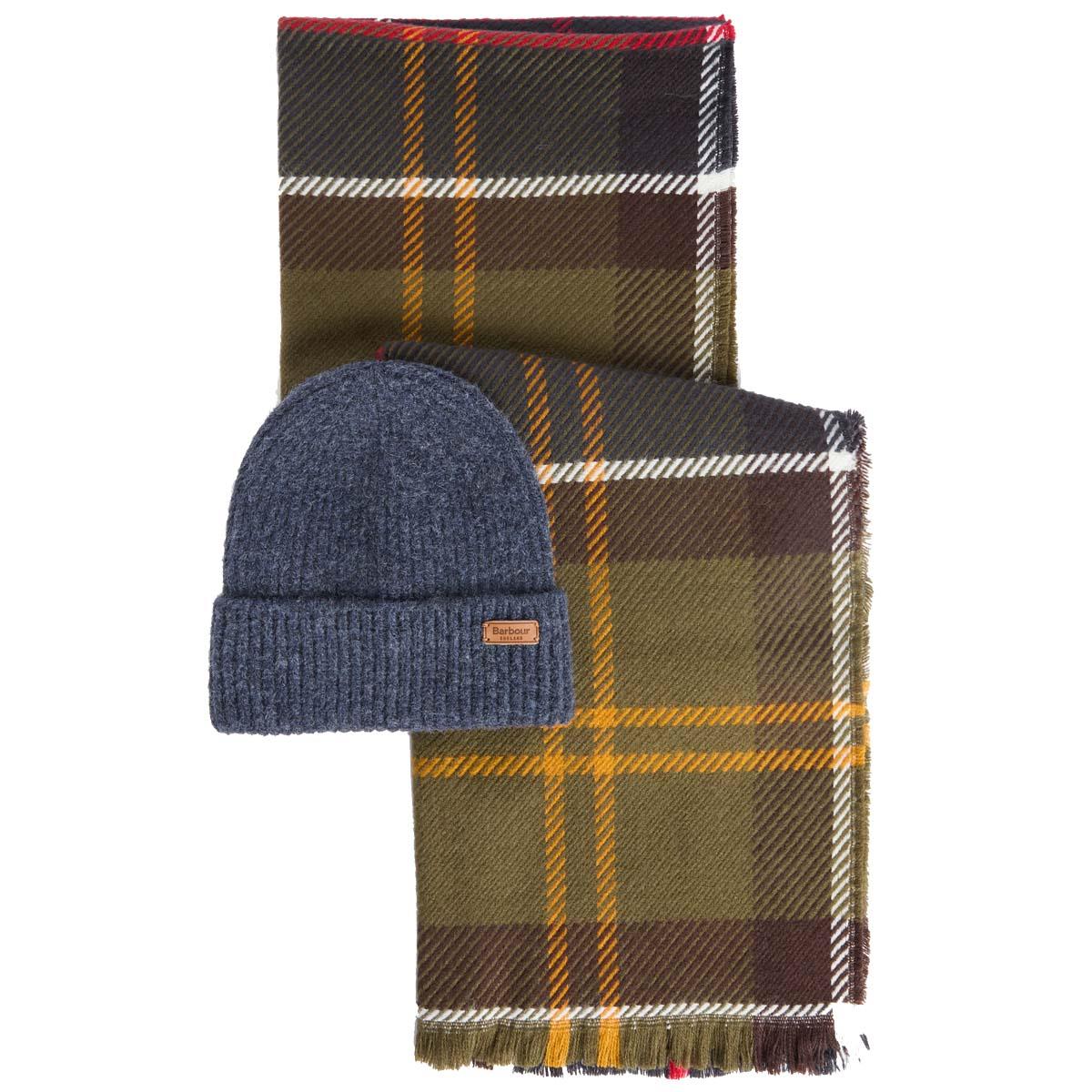 Barbour Womens Pendle Beanie and Blaire Scarf Gift Set