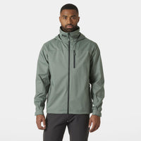 Grey Cactus Helly Hansen Mens Crew Hooded Jacket 2.0