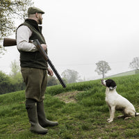 Heritage 1845 Tweed Breeks Lifestyle with dog