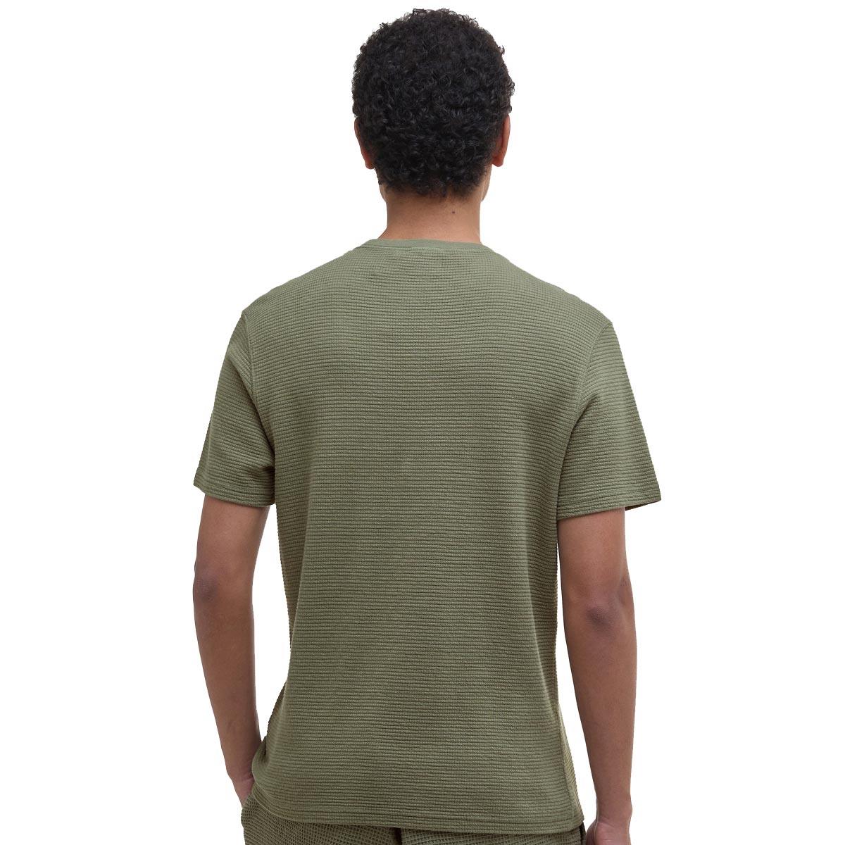 Light Moss Barbour Mens Platford Tailored T-Shirt Back