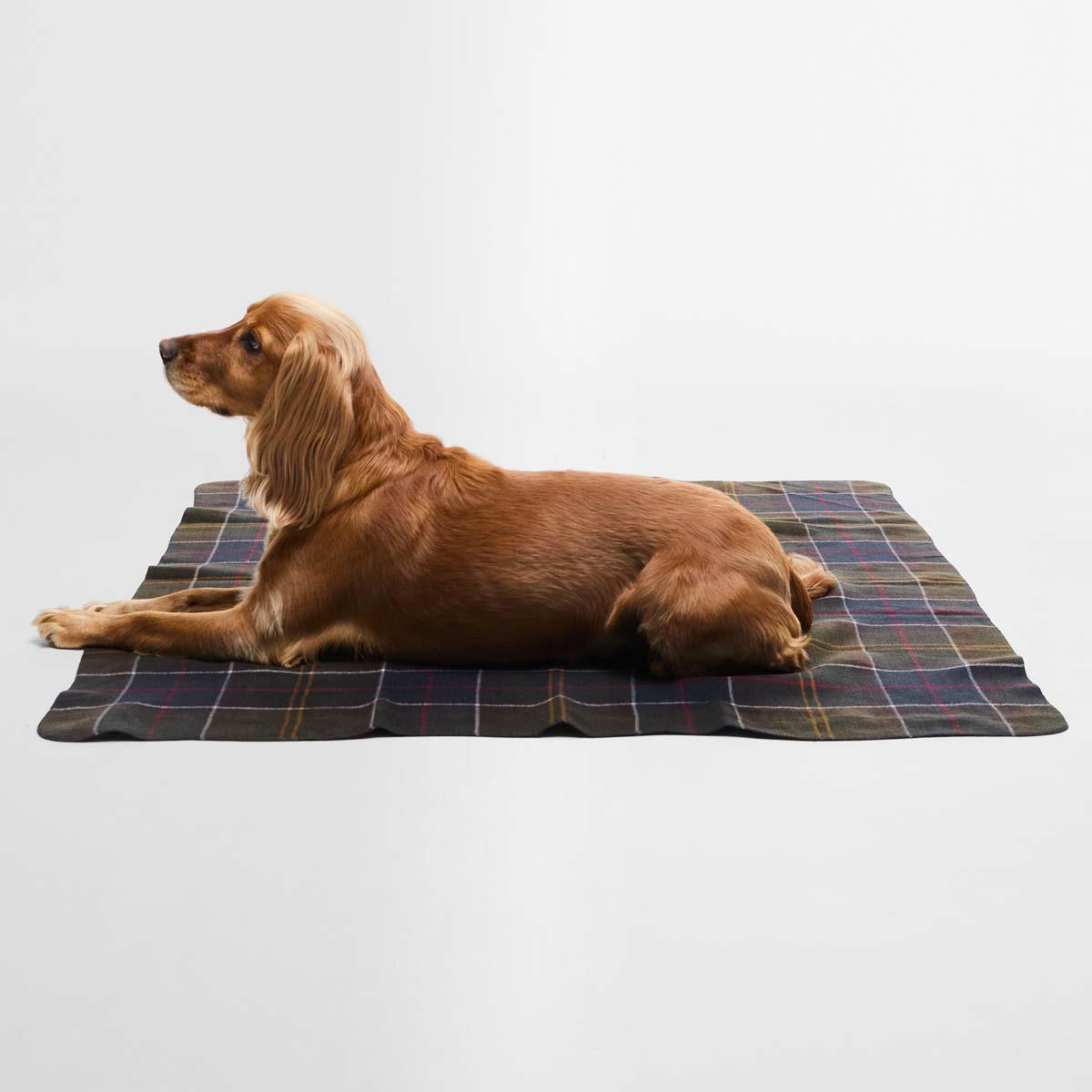 Barbour Dog Tartan Blanket