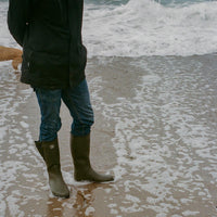 Le Chameau x National Trust Mens Vierzon Homme Wellington Boots beach lifestyle