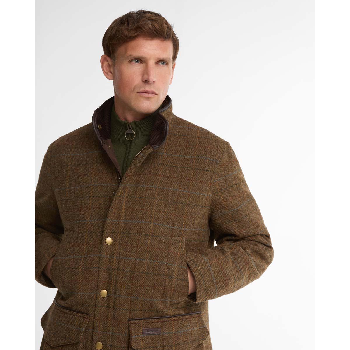 Barbour Mens Hereford Tweed Wool Jacket