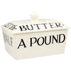 Emma Bridgewater Black Toast Half A Pound Small Butter Dish
