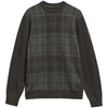 Barbour Mens Mineral Tartan Crew Jumper