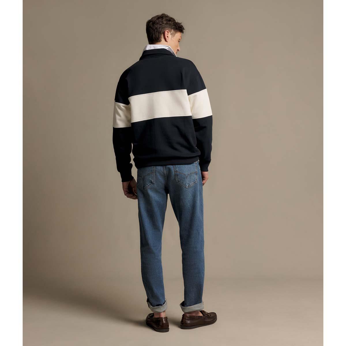 R.M. Williams Mens Heritage 1/4 Zip Sweatshirt