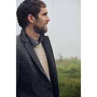 Grey Barbour Mens Firth Moons Herringbone Blazer lifestyle4