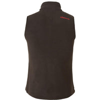 Shadow Brown Harkila Womens Aspire Fleece Waistcoat Back