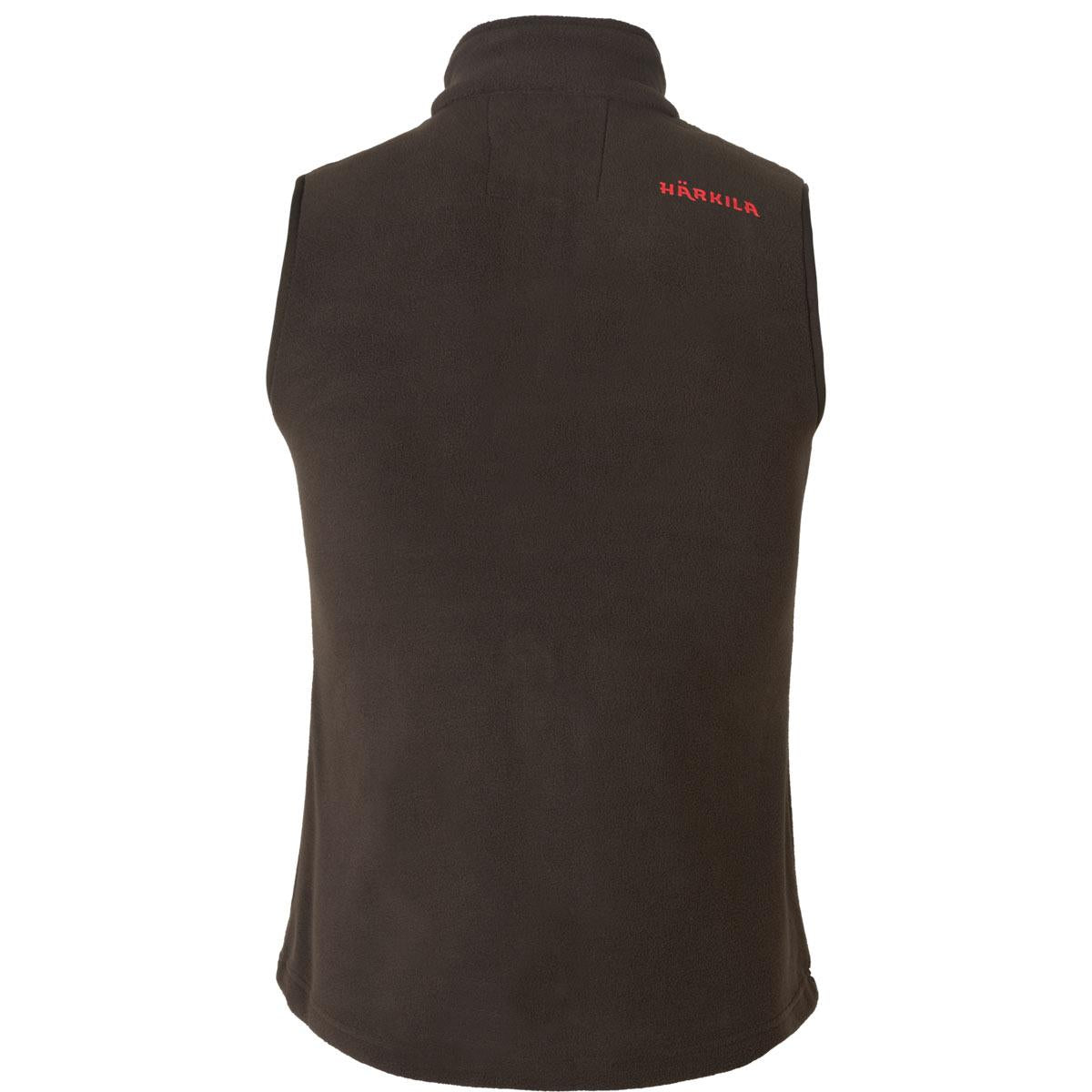 Shadow Brown Harkila Womens Aspire Fleece Waistcoat Back
