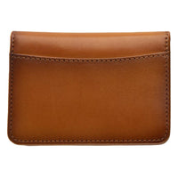 Tan Calf leather Loake Fenchurch Card Holder Back