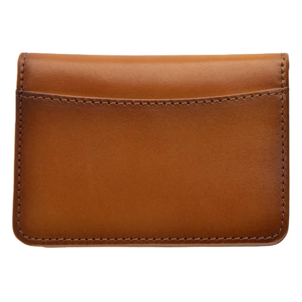 Tan Calf leather Loake Fenchurch Card Holder Back