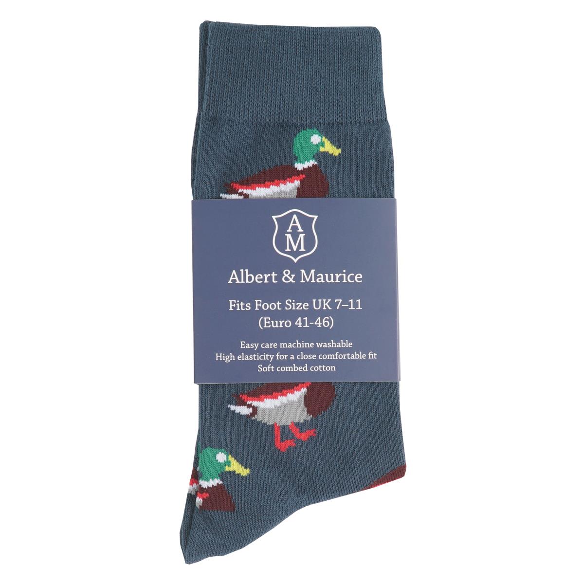 Albert and Maurice Mens Duck Socks
