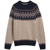 Barbour Mens Tisbury Fairisle Crew Neck Jumper