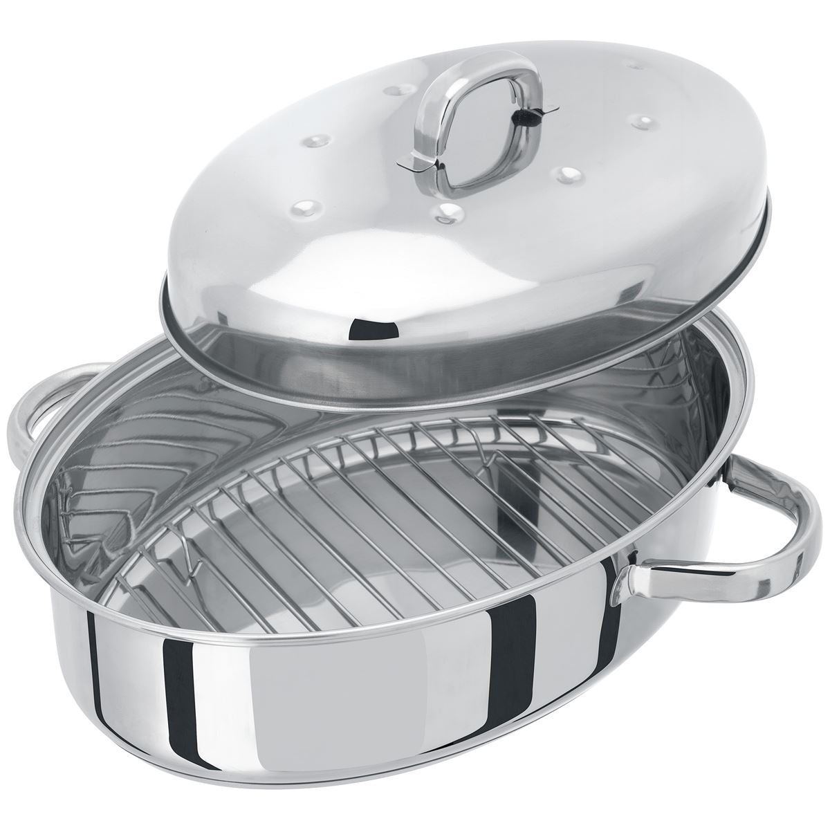 Judge Speciality Cookware Oval Roaster With Thermic Base