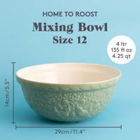 Mason Cash Home To Roost S12 Green Mixing Bowll