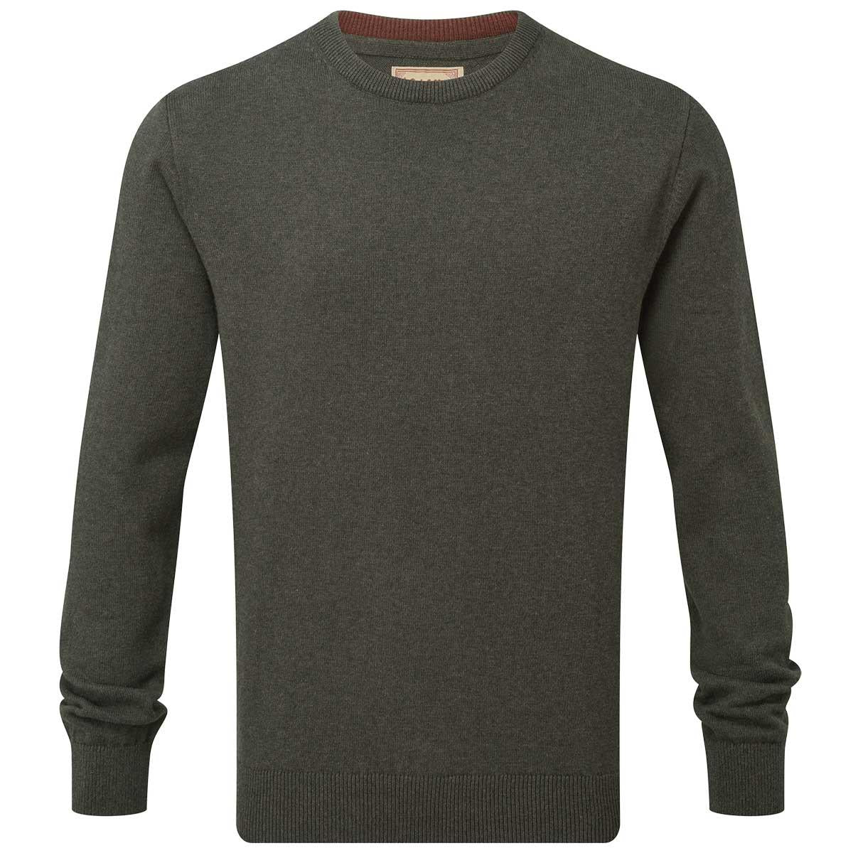 Schoffel Mens Calton Cotton Cashmere Crew Jumper
