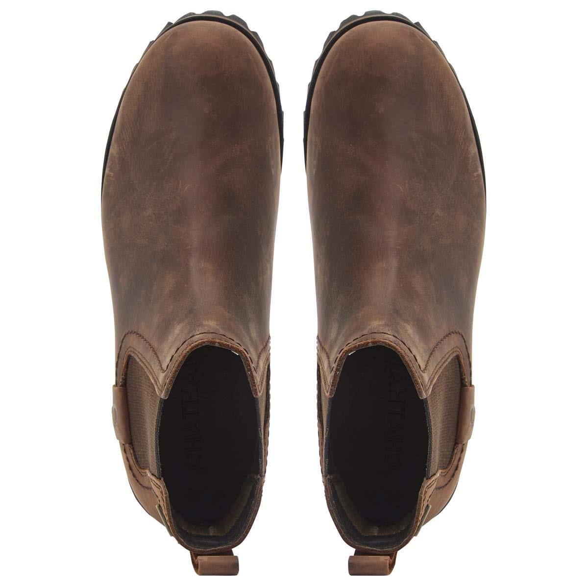 Chocolate Chatham Mens Southill II Waterproof Chelsea Boots Top View