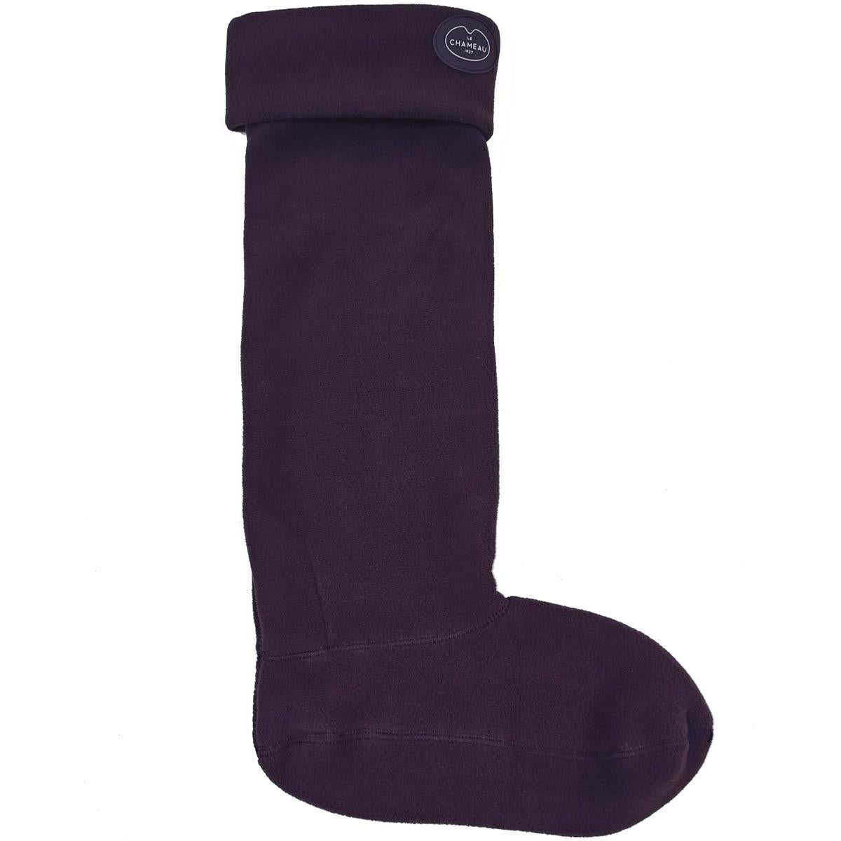 Le Chameau Atlas Fleece Boot Sock Violet