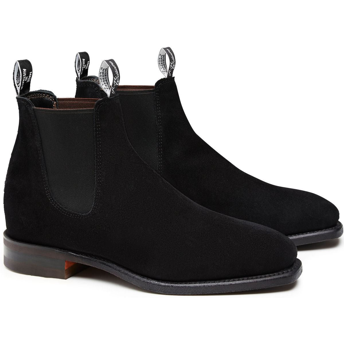 R.M. Williams Mens Suede Comfort Craftsman Boots