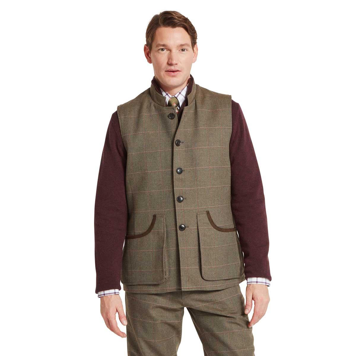 Schoffel Mens Holcot Tweed Waistcoat