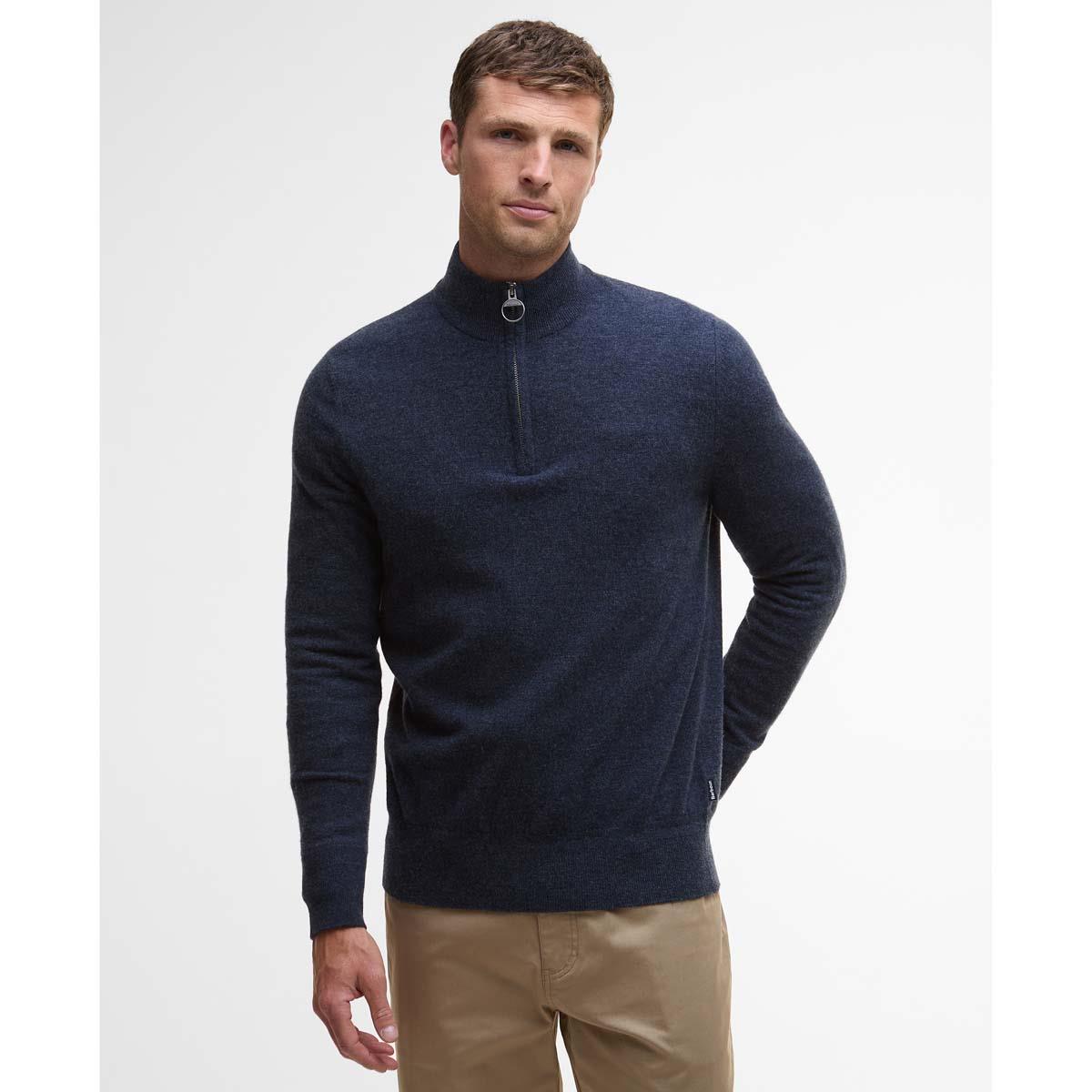 Barbour Mens Waterbury Half ZIp Sweater