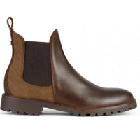 Le Chameau Jameson Quilted Chelsea Boot Caramel SIDE