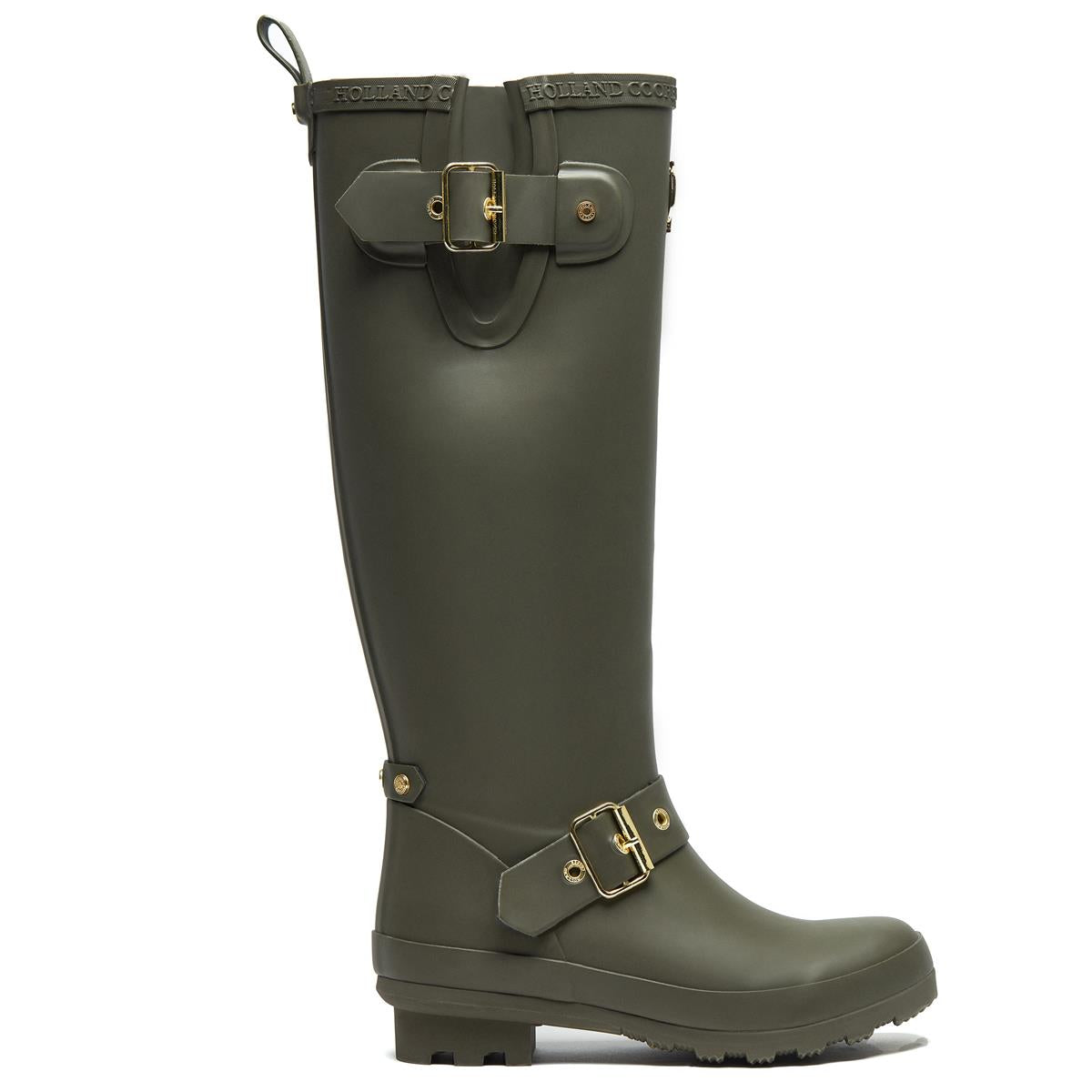 Matte Green Holland Cooper Womens Sherpa Lined Regency Wellington