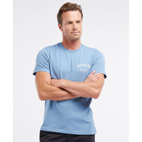 Force Blue Barbour Mens Preppy Tee Model