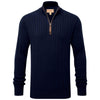 Schoffel Calton Cotton Cashmere Cable 1/4 Zip Jumper