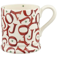Emma Bridgewater Christmas Red Joy Half Pint Mug