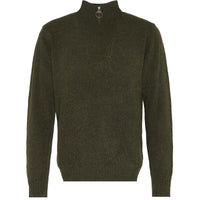 Seaweed Barbour Essential Lambswool Half Zip Jumper