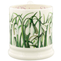 Emma Bridgewater Snowdrop Half Pint Mug FRONT