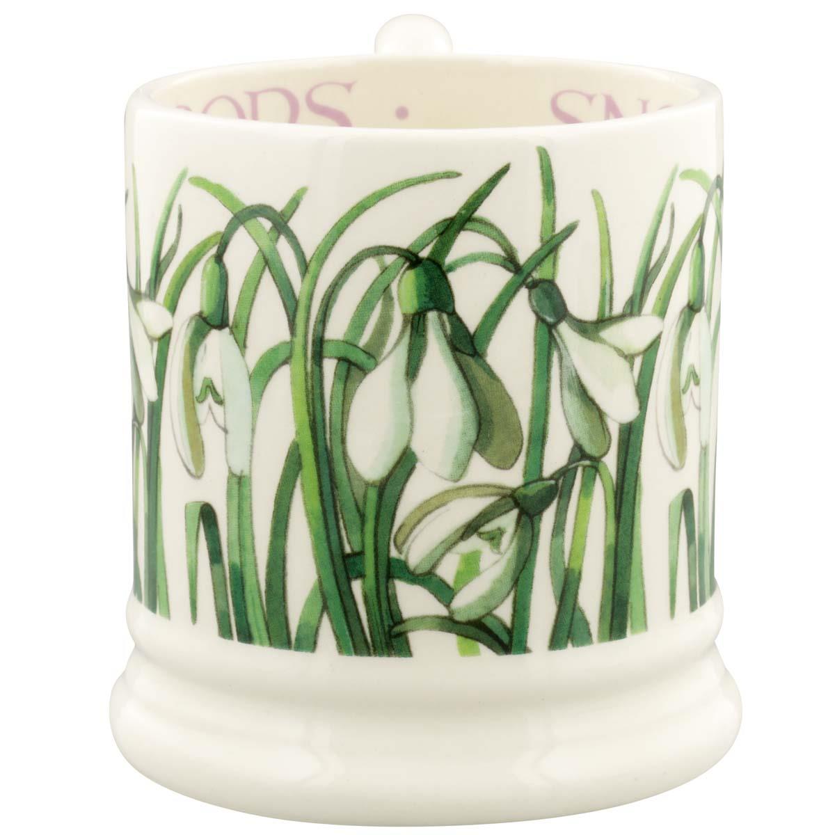 Emma Bridgewater Snowdrop Half Pint Mug FRONT