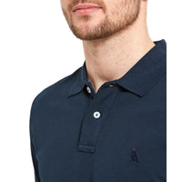 Navy  Schoffel Mens St Ives Polo Shirt COLLAR