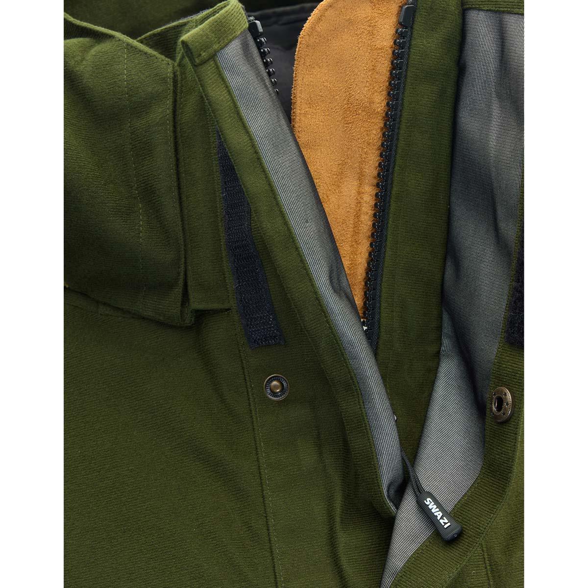 Olive Swazi Mens Wapiti XP Jacket Zip