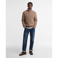 Barbour Mens Staplecross Rollneck Sweater