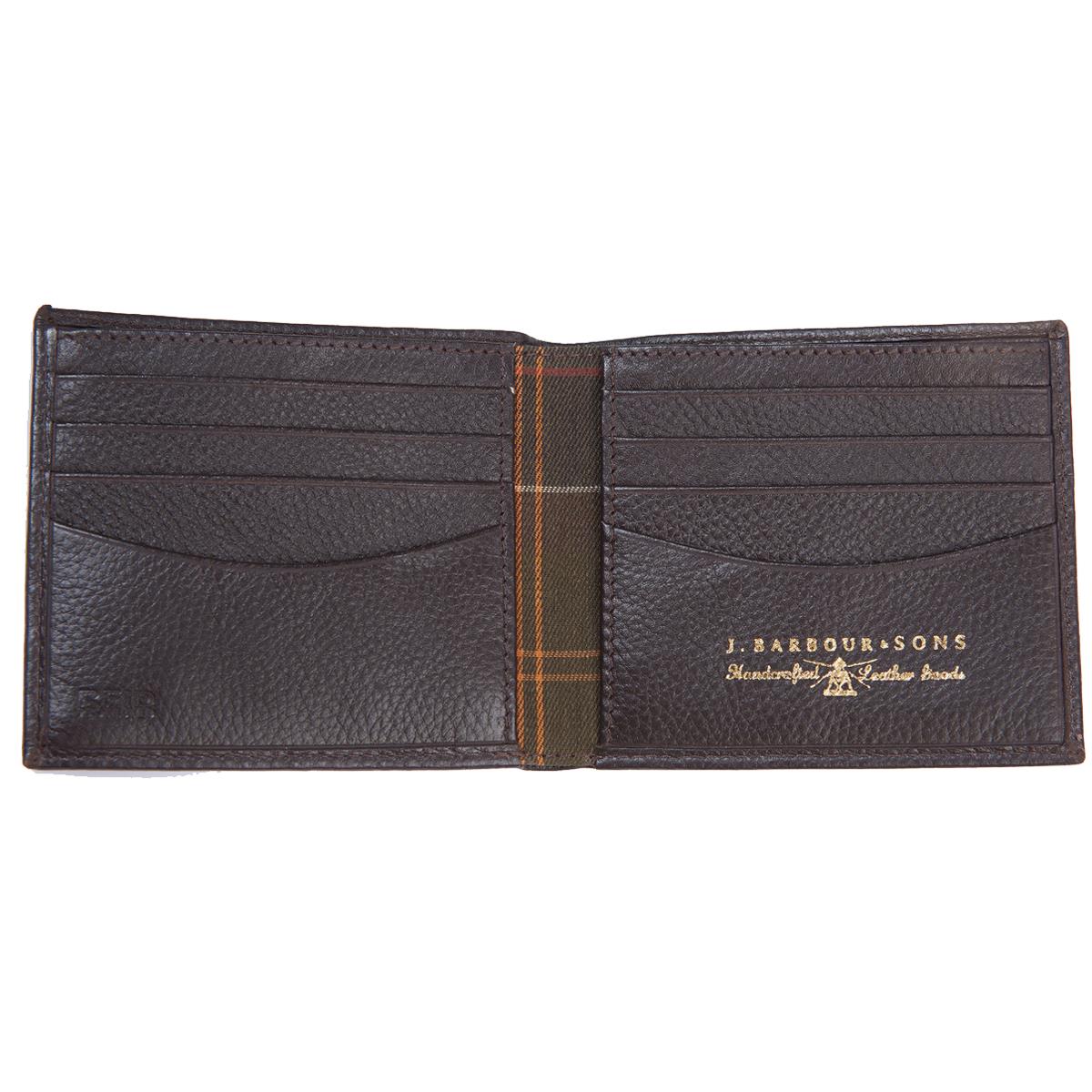 Barbour Amble Leather Billfold Wallet