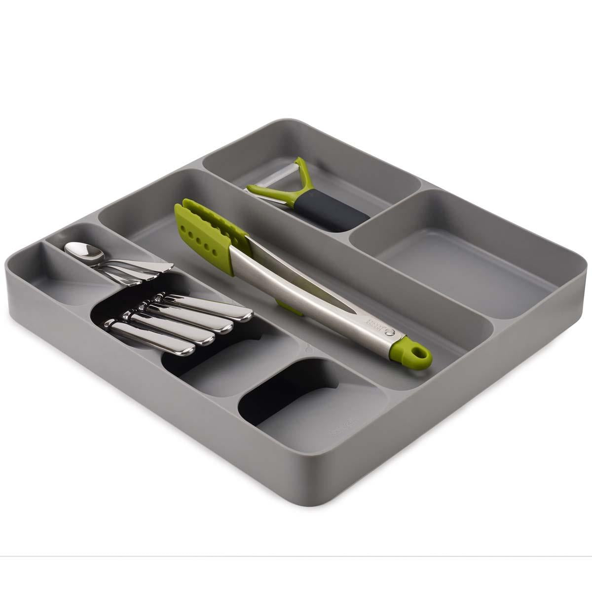 Grey Joseph Joseph DrawerStore Cutlery Utensil and Gadget Organiser cutlery