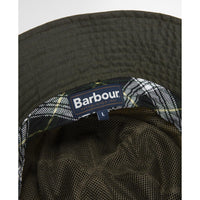 Green Barbour Mens Spectator 6 Panel Bucket Hat inner