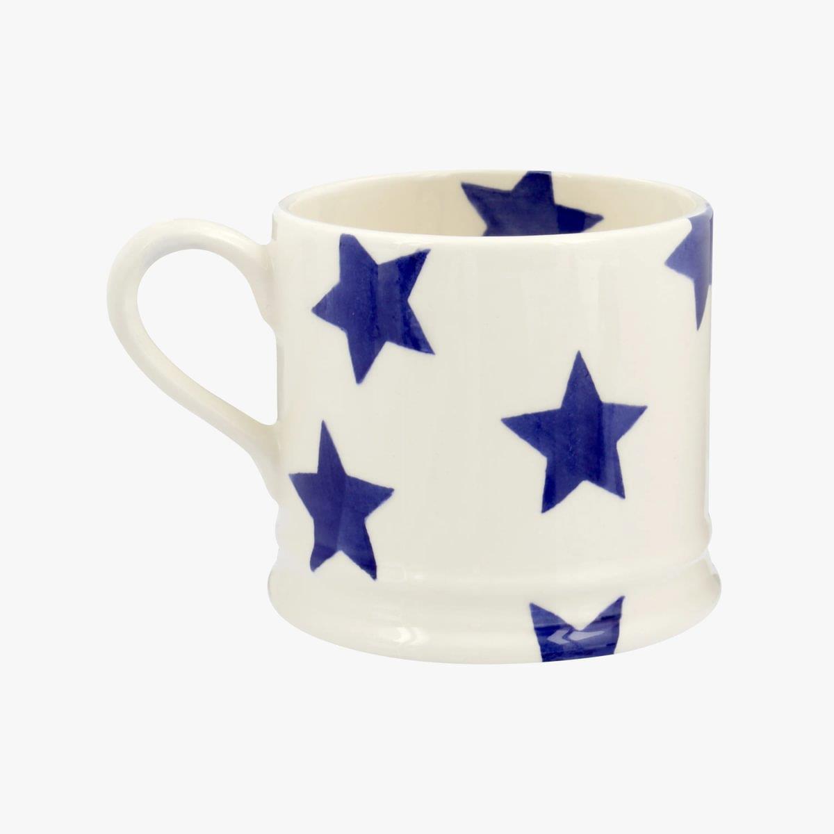 Emma Bridgewater Blue Star Small Mug RIGHT