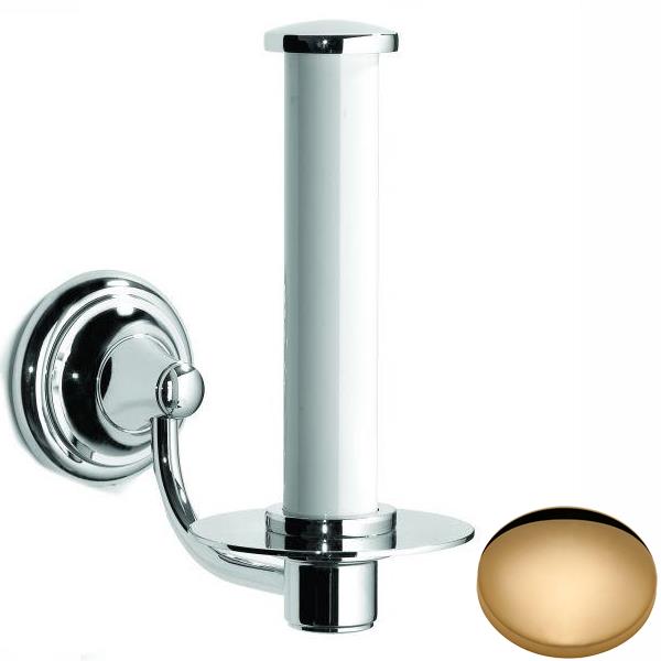 Non-Lacquered Brass Samuel Heath Fairfield Spare Toilet Roll Holder N9541