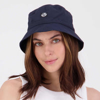 Navy Swanndri Murrays Bay V3 Hat On Model