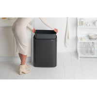 Matt Black Brabantia Bo Touch Bin 60 Litre Inner Bucket