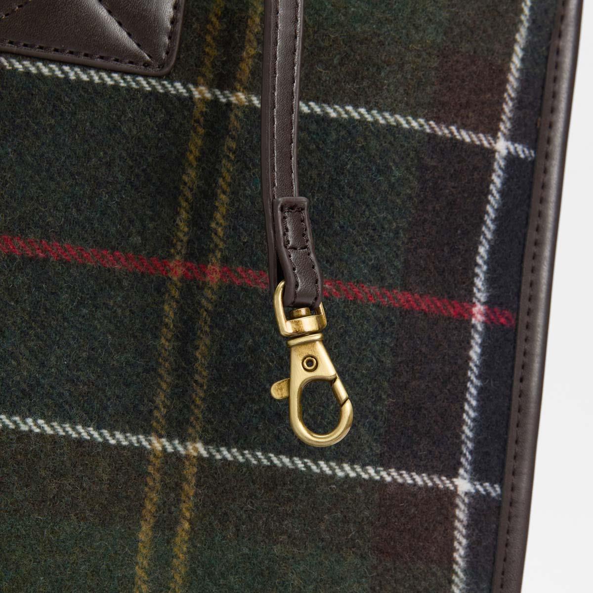 Classic Tartan Barbour Womens Turnberry Tartan Tote Bag Clip