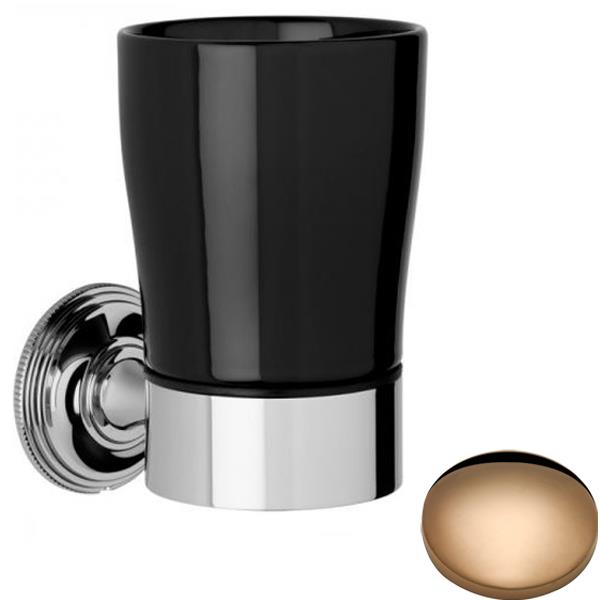 Samuel Heath Style Moderne Tumbler Holder Black Ceramic N6635B