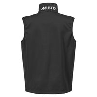 Musto Mens Essential Softshell Gilet Black Back